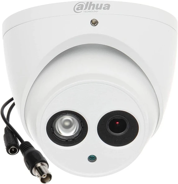 Dahua HAC-HDW1200EMP-POC-0360B 2mp 3.6mm Sabit Lens 50m Akıllı IR AHD Dome Kamera POC (PoE'li) Sessiz ürün görseli 1
