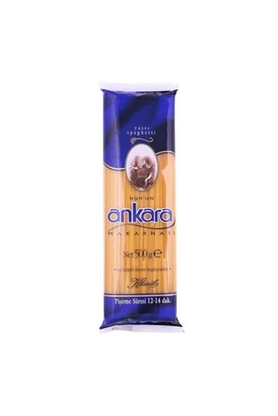 Ankara Makarna Spagetti Yassı 500 G x 2 Adet 1 Kg ürün görseli 1