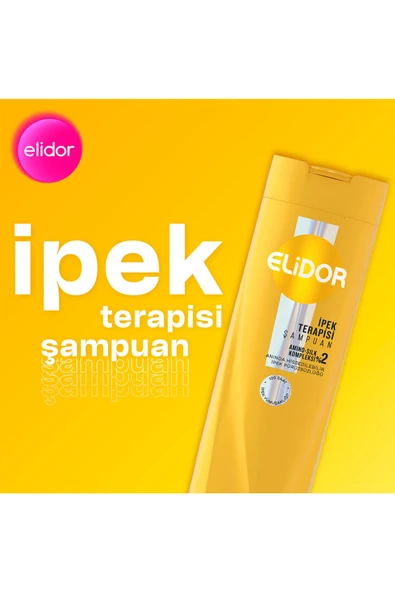 Elidor Şampuan İpek Terapisi 400 ml x3 - Resim 3
