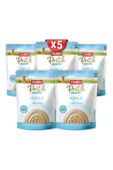 Duru Bulgur Duru Pratik Humus ( 5 x 250g ) ürün görseli 1