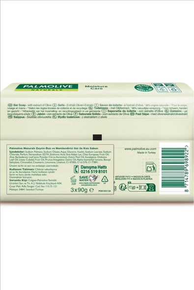 Palmolive Sabun 3x90gr Zeytin - Resim 2