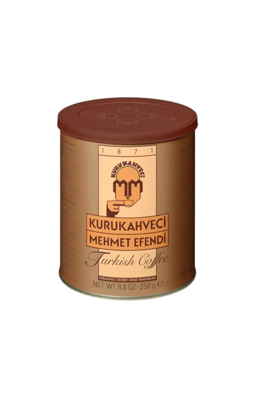 Mehmet Efendi Kurukahveci Mehmet Efendi Türk Kahvesi 250 Gr Teneke ürün görseli 1