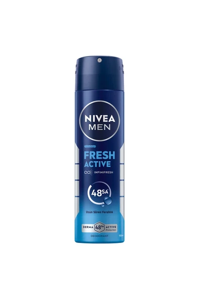 NIVEA MEN Fresh Active Sprey 150 ml X 3 ADET ürün görseli 1