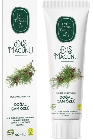 Eyüp Sabri Tuncer Doğal Çam Özlü Diş Macunu 90 Ml, Kutusuz ürün görseli 1