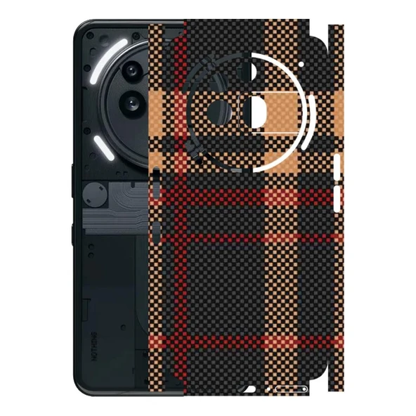 Kapps Nothing Phone 3a Pro ile Uyumlu Rainbow Serisi Premium Kaplama 360  Siyah-Sarı ürün görseli 1