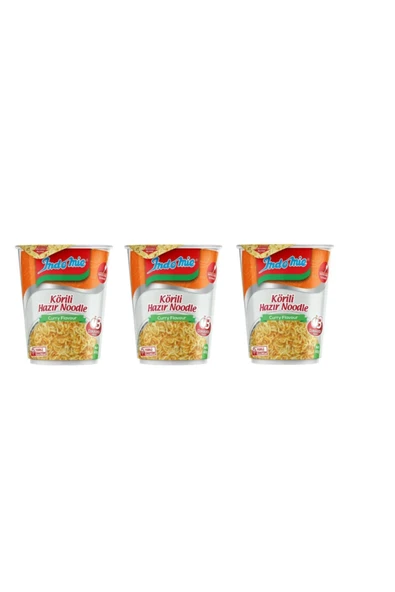 İndomie Korili Indomi Noodle Bardak 3'adet *60 gr ürün görseli 1