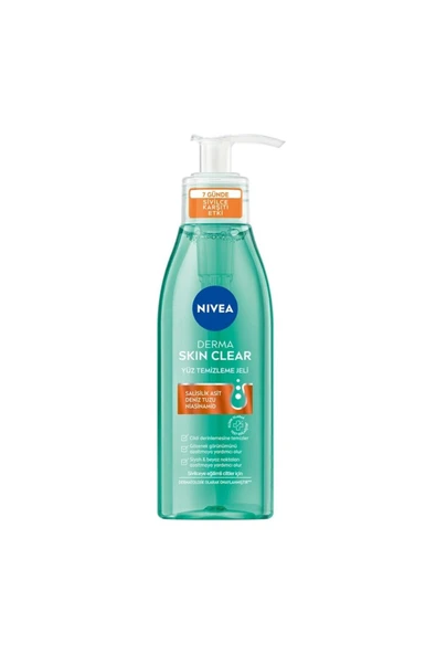 NIVEA Nıvea Derma Skin Clear Sivilce Karşıtı Yüz Temizleme Jeli 150ml ürün görseli 1