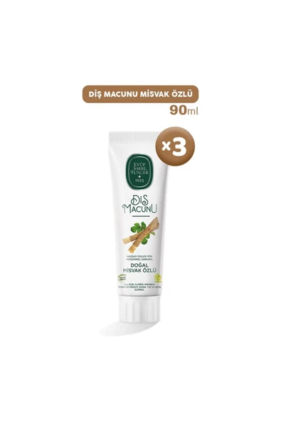 Eyüp Sabri Tuncer Diş Macunu Misvak Özlü 90 ml x 3 ürün görseli 1
