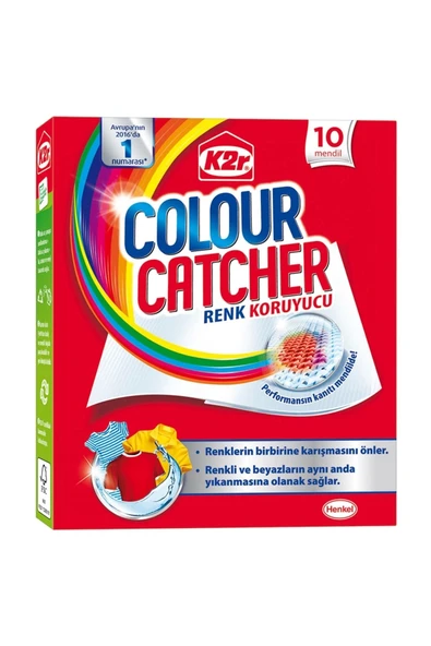 K2R Colour Catcher Renk Koruyucu Mendil 10'lu ürün görseli 1