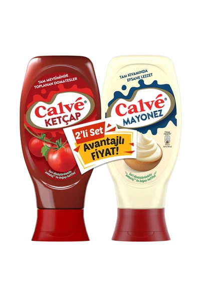 Calve İkili Set Ketçap 430 G + Mayonez 380 G x 1 Adet ürün görseli 1