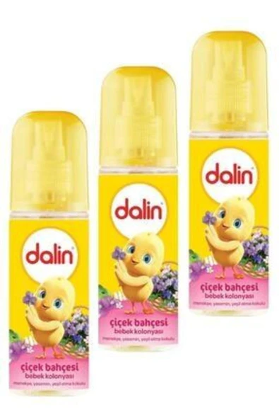 Dalin Bebek Kolonyası Çiçek Bahçesi 150 ml 3'lü Set ürün görseli 1