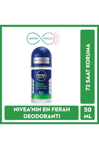 NIVEA MEN Fresh Sensation Roll-on 50 ml - Resim 2