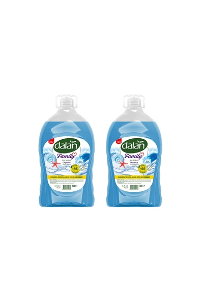 Dalan Sıvı Sabun Family 3 Litre Okyanus 2 adet ürün görseli 1
