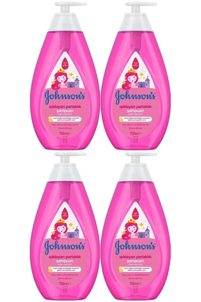 Johnson´s Baby Johnsons Baby Bebek Şampuanı 750ml Işıldayan Parlaklık (4 LÜ SET) ürün görseli 1