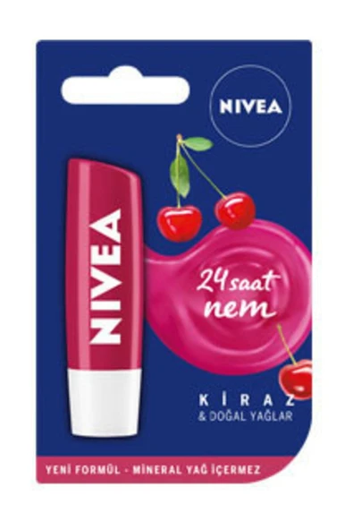 NIVEA Kiraz Dudak Bakım Kremi ürün görseli 1