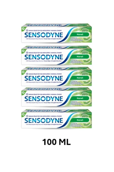 Sensodyne Naneli Diş Macunu 100 ml x 5 Adet ürün görseli 1