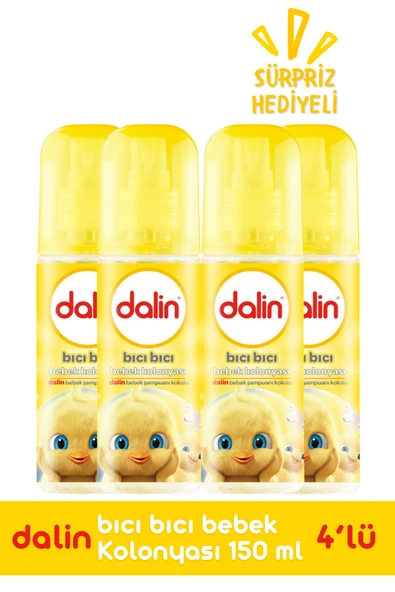 Dalin Bıcı Bıcı Bebek Kolonyası 150 Ml X 4 Adet ürün görseli 1