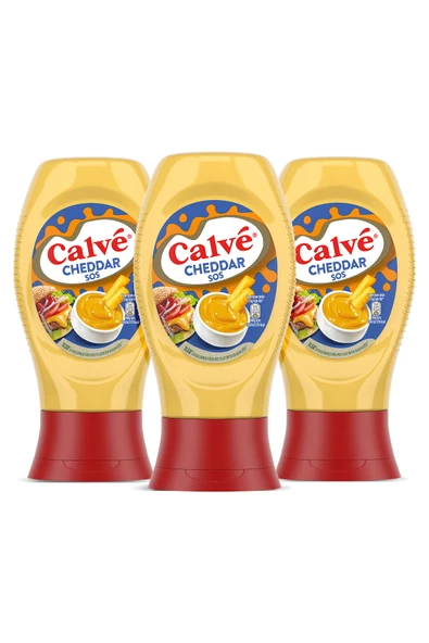 Calve Sos Cheddar 240 gr X3 Adet - Resim 2