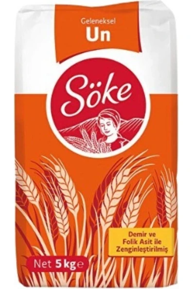 Söke Geleneksel Buğday Unu (5 Kg) X 6 Adet ürün görseli 1