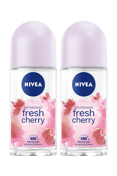 NIVEA Fresh Cherry 48 Saat Koruma Roll-on 50 Ml X 2 Adet ürün görseli 1
