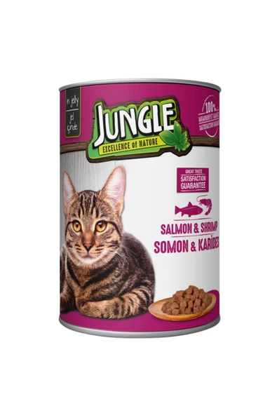 Jungle Kedi 415 Gr Somonlu-karidesli Konserve ürün görseli 1