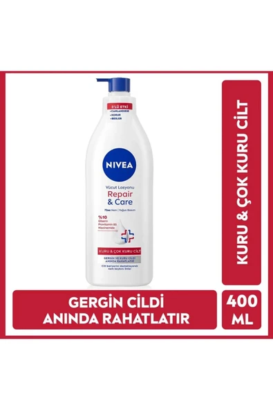 NIVEA Pump Body Losyon Repair Care  400 ml ürün görseli 1