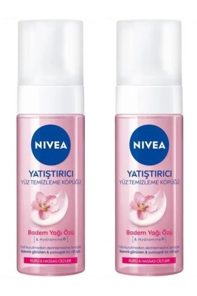 NIVEA Yatıştırıcı Yüz Yıkama Köpüğü 150ml, Kuru ve Hassas Cilt, Nemlendirici,Derinlemesine Yüz Temizleyici ürün görseli 1