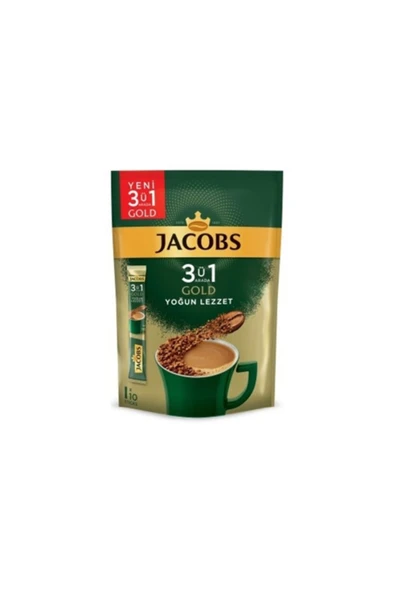 Jacobs Gold Yoğun Lezzet 10x18 Gr. ürün görseli 1