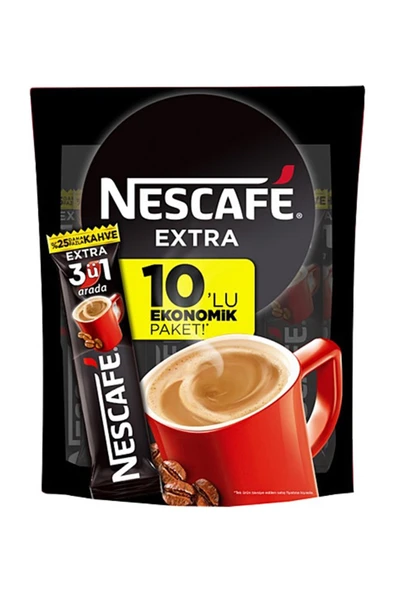 Nestle Nescafe 3'ü 1 Arada 10'lu Extra ürün görseli 1