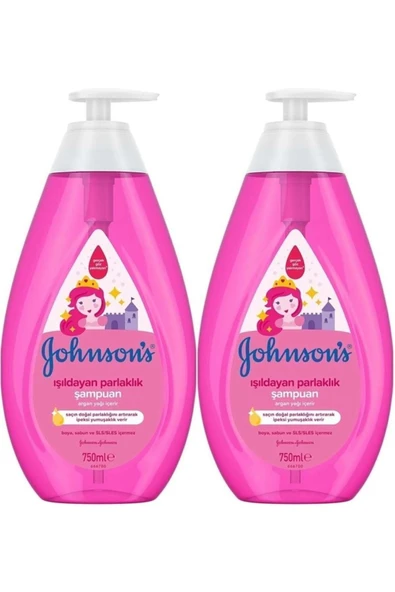 Johnson´s Baby Johnsons Baby Bebek Şampuanı 750ml Işıldayan Parlaklık 2 Li Set ürün görseli 1