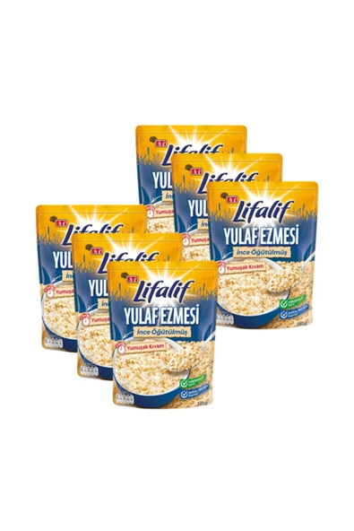 Eti Lifalif Ince Öğütülmüş Yulaf Ezmesi 350 Gr X 6 Adet ürün görseli 1