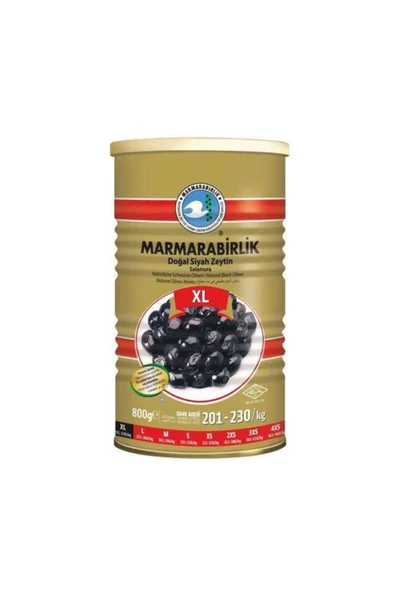MarmaraBirlik Teneke Mega Zeytin 800 gr ürün görseli 1