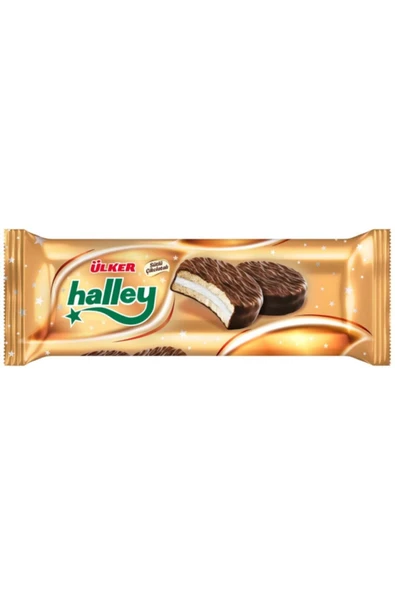 Ülker Halley Çikolata Kaplamalı Bisküvi 240 gr  5 Adet ürün görseli 1