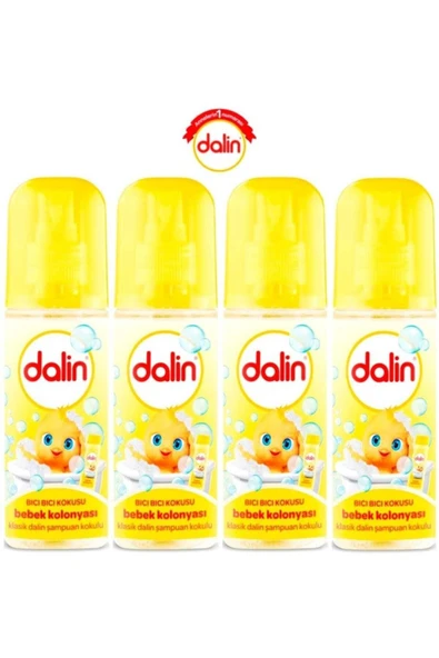 Dalin Bebek Kolonyası 150ml (bıcı Bıcı Kokusu) Klasik 4 Lü Set ürün görseli 1