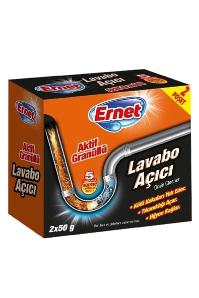 Ernet Süper Aktif Granüllü Lavabo Açıcı ürün görseli 1