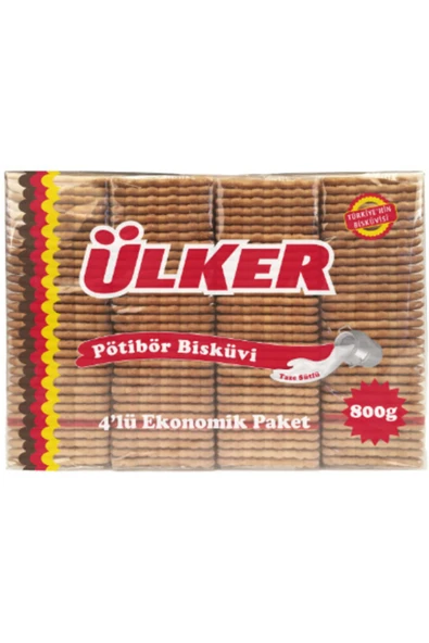 Ülker Pötibör Bisküvi 800 Gr 5 Adet - Resim 3