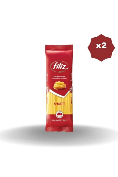 FİLİZ SPAGETTİ MAKARNA 500 GR X 2 Adet ürün görseli 1
