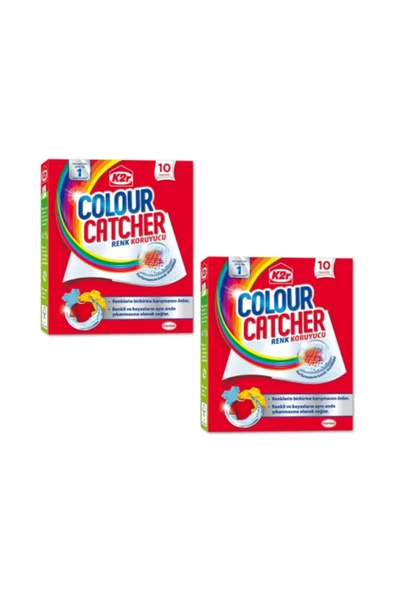 K2R Colour Catcher Renk Koruyucu Mendil 10'lu 2 Paket ürün görseli 1