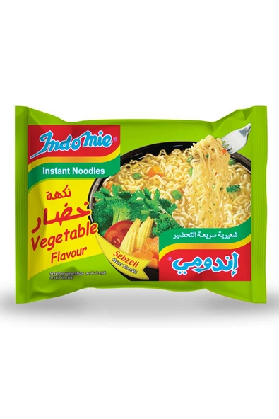 İndomie İndomie Hazır Noodle Sebzeli 75 Gr Paket (40 Adet) ürün görseli 1