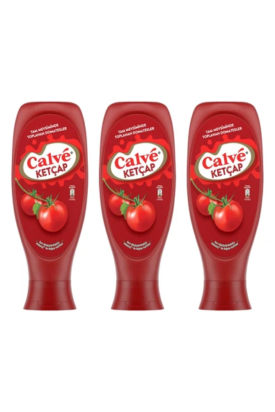 Calve Ketçap 610 gr x 3 Adet ürün görseli 1