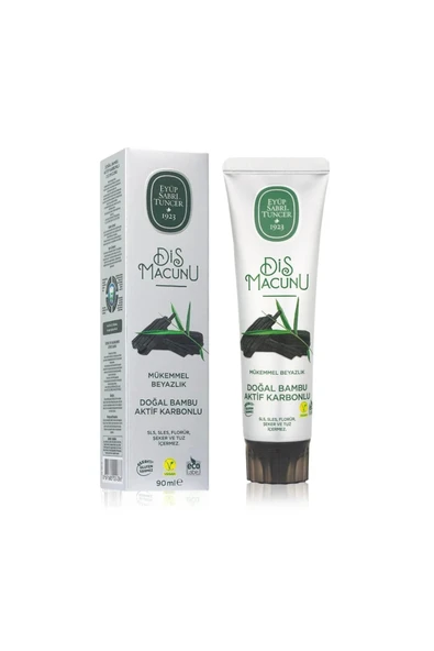 Eyüp Sabri Tuncer Diş Macunu Doğal Bambu Aktif Karbonlu 90ml ürün görseli 1