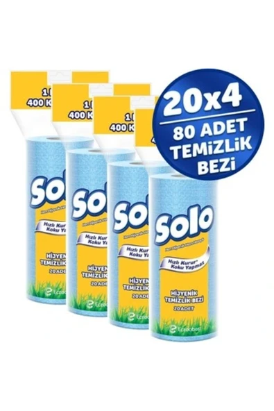 Solo Hijyenik Temizlik Bezi 4'lü ürün görseli 1