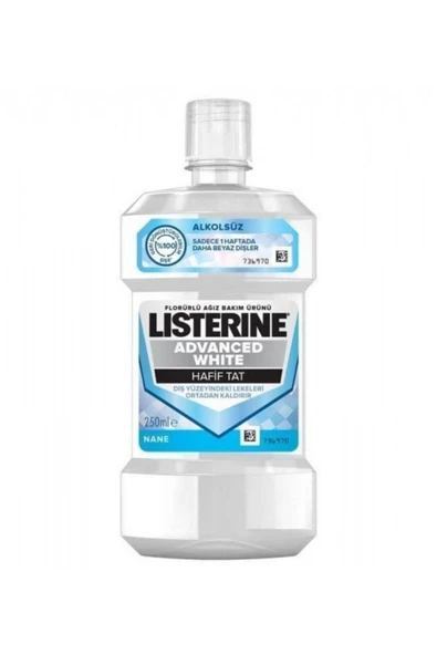 Listerine Advanced White Hafif Tat 250 Ml ürün görseli 1