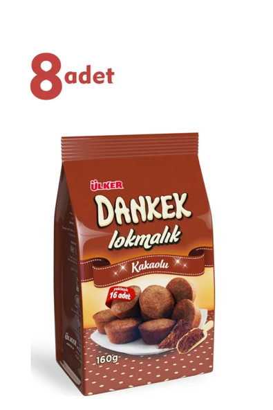 Ülker Dankek Lokmalık Kakaolu 160 gr 8 Adet ürün görseli 1