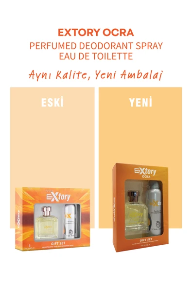 Extory Ocra Edt 100 ml Erkek Parfüm + 150 ml Deodorant - Resim 2