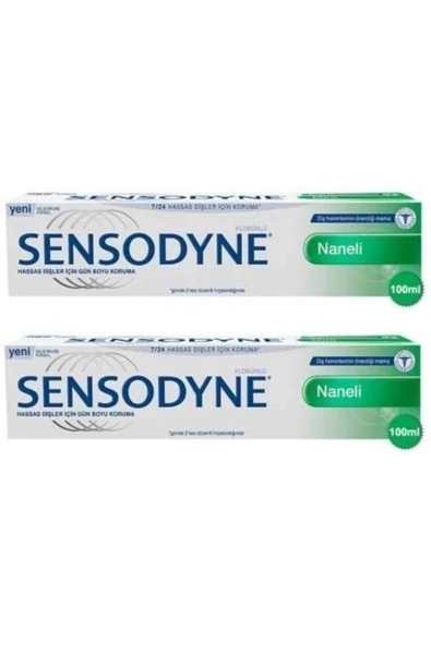 Sensodyne Hassas Dişler Için Naneli Diş Macunu 100ml X 2 Adet ürün görseli 1