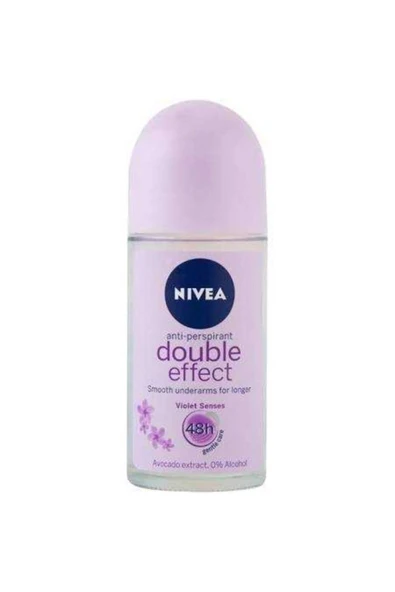 NIVEA ROLL-ON DOUBLE EFFECT KADIN 50 ML 1 ADET ürün görseli 1
