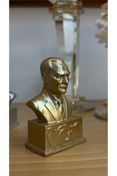 Ozk Atelier Dekoratif Atatürk Masaüstü Biblo Gold ürün görseli 1