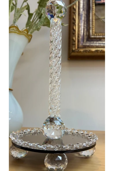 Ozk Atelier Dekoratif Kristal Cam Havluluk(Peçetelik) Gold ürün görseli 1