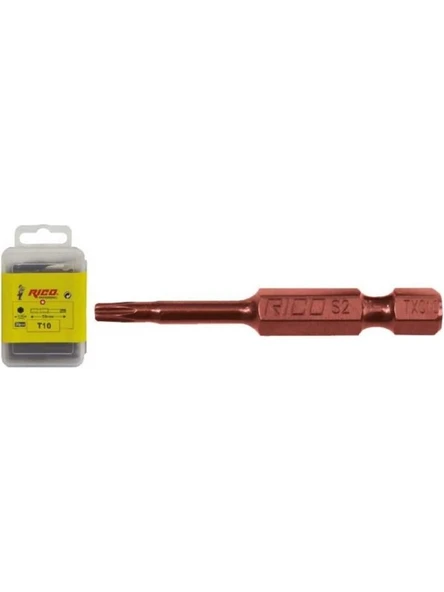 Rico T30*50 1/4 Torx Bits Uç Kaplamalı 005-KK1194 ürün görseli 1